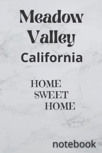 Home Sweet Home Wall Decor - Meadow Valley California Themed Art - Perfect for Living Room, Bedroom & Farmhouse Style Decor