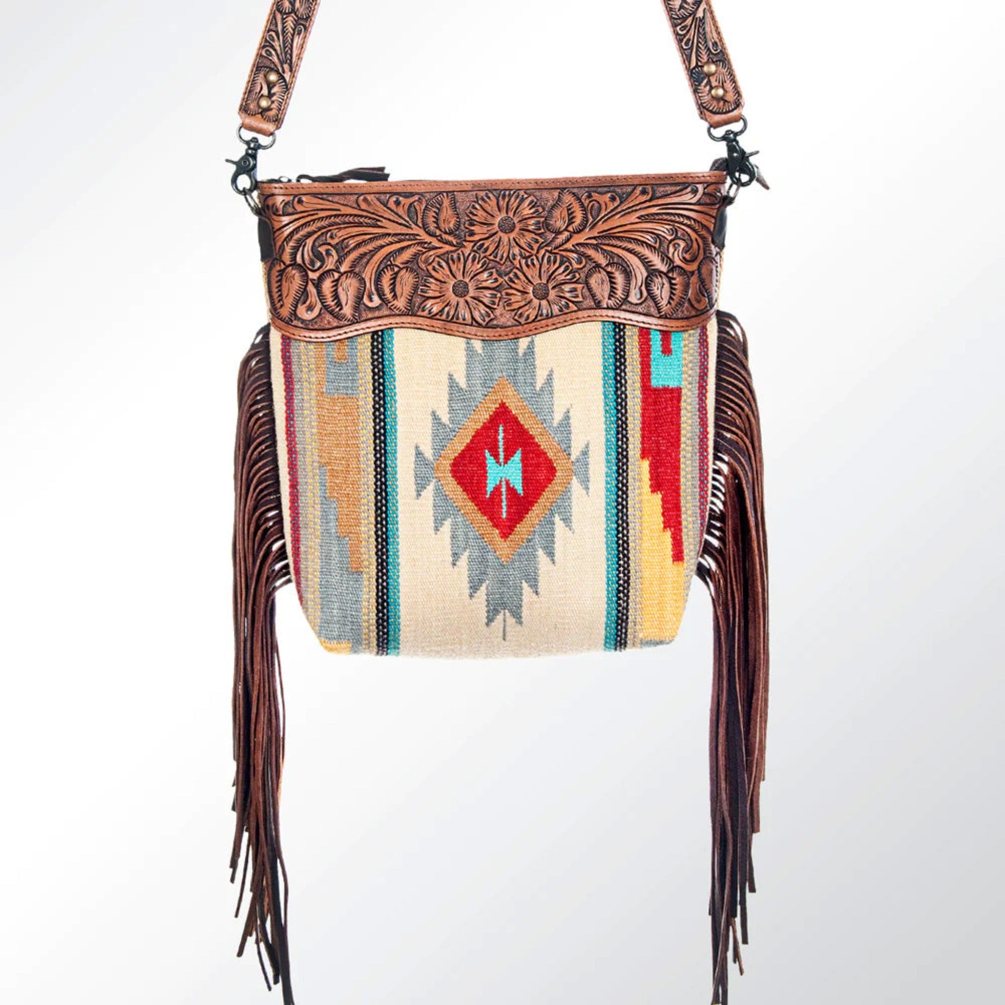 American Darling Saddle Blanket Crossbody Bag - Stylish Western Leather Shoulder Purse for Women | Perfect for Rodeo, Country Concerts & Cowgirl Fashion