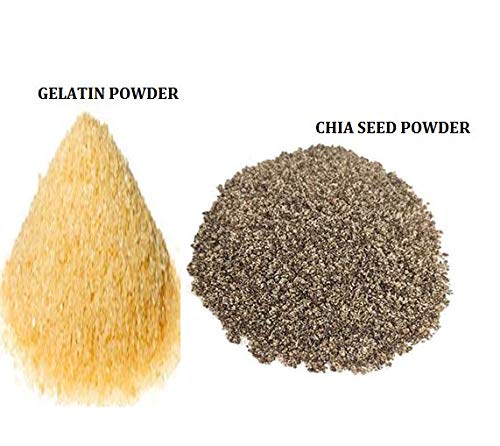 MGBN Beauty Gelatin with Chia Seed Powder - 2-in-1 Face Mask & Hair Removal Treatment for Healthier Skin (25g) | DIY Skincare & Spa Day Essential