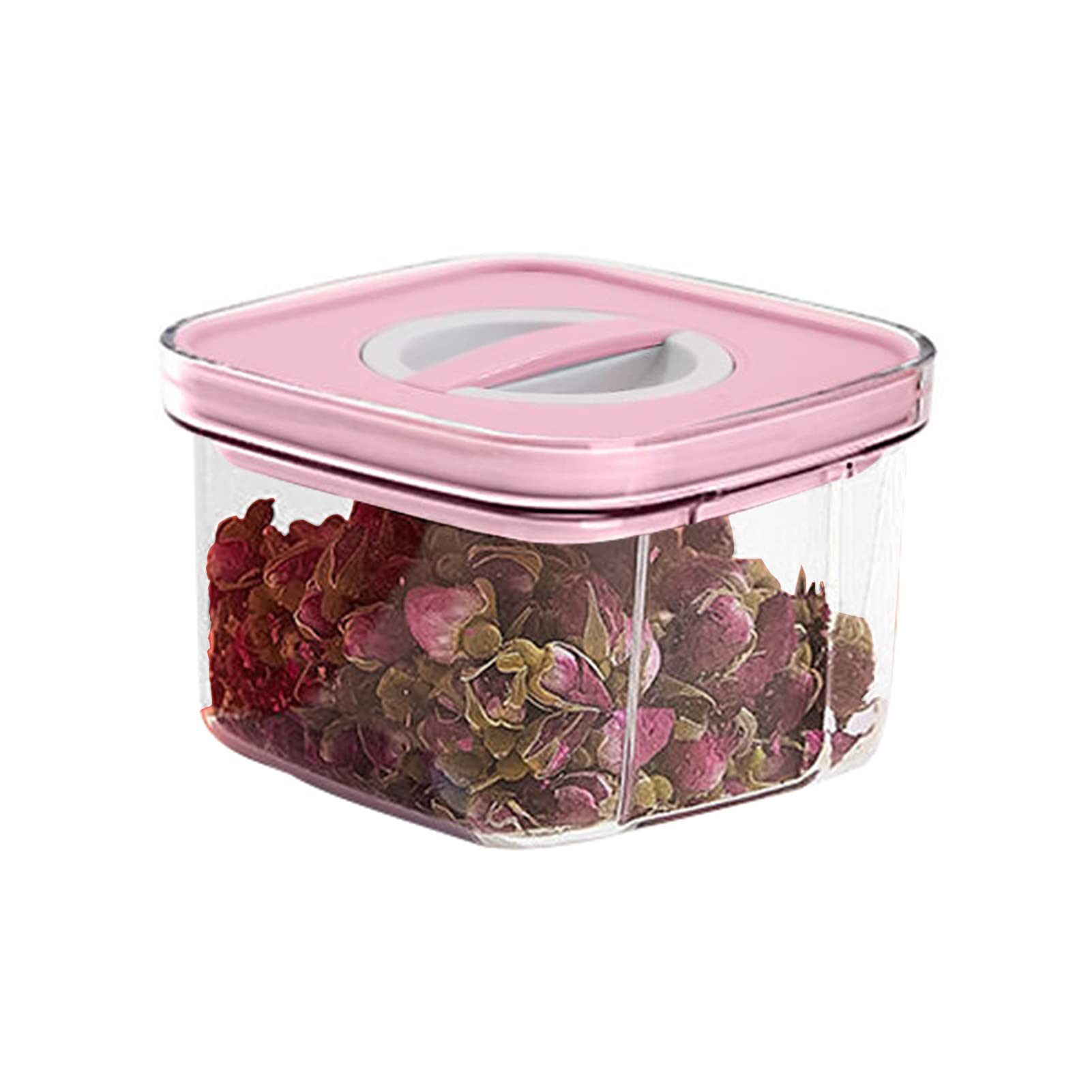 Refrigerator Organizer Bins - Large Transparent Food Storage Containers with Airtight Lids | Perfect for Snacks, Noodles & Leftovers | Kitchen & Pantry Organization