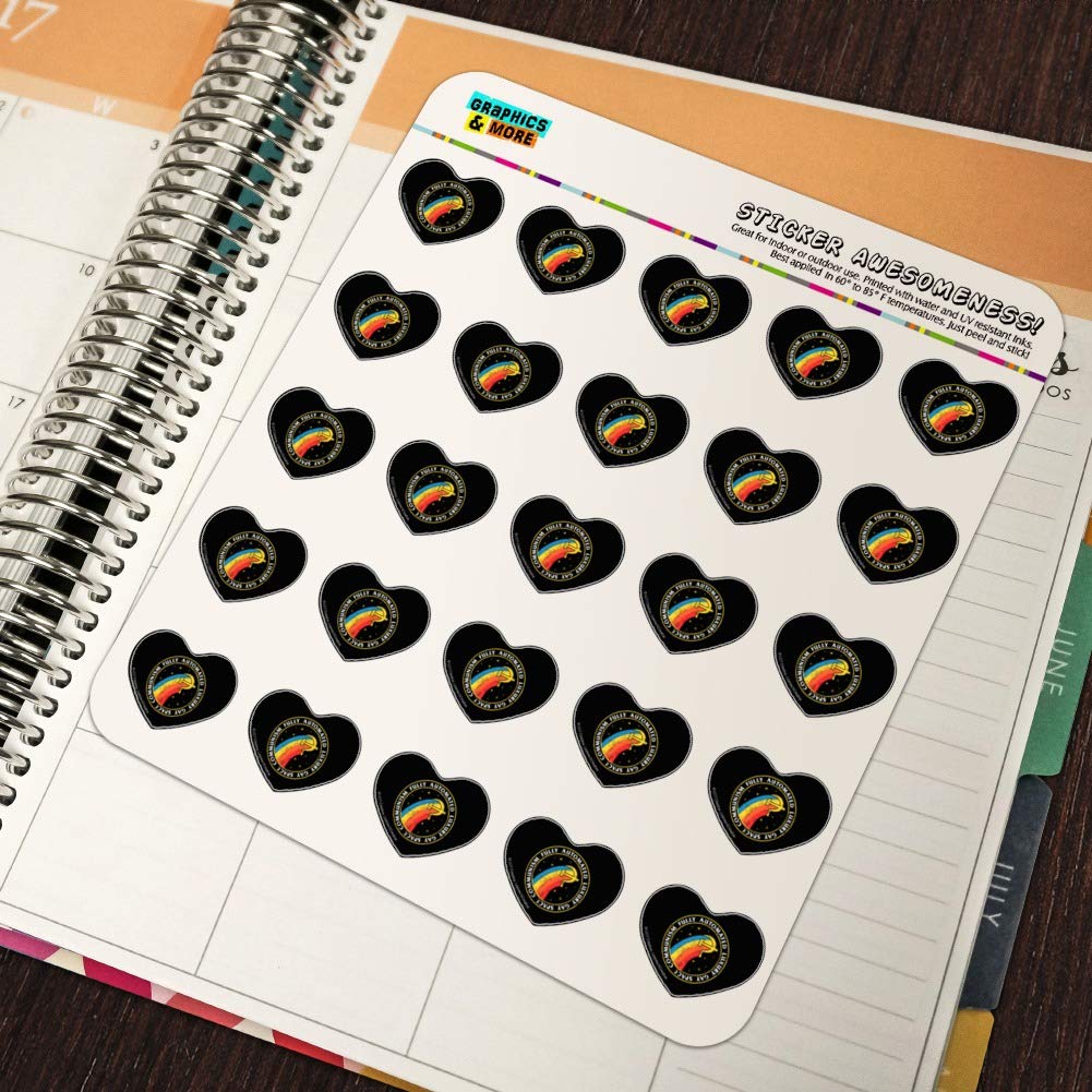 Fully Automated Luxury Gay Space Communism Funny Humor Heart Shaped Planner Stickers - Cute Scrapbook Decals for Bullet Journals, DIY Crafts & Party Decorations