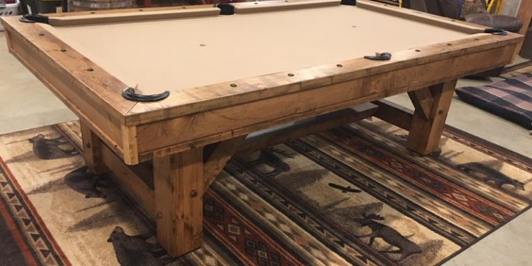 Olhausen Timber Ridge Pool Table - Professional 8ft Billiard Table for Home & Game Room | Durable Slate Bed, Premium Wood Construction - Perfect for Family Fun & Entertainment