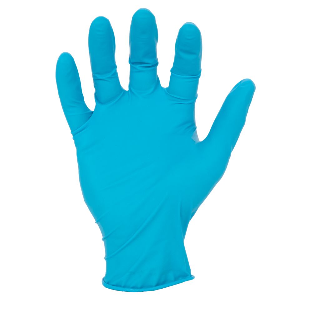 212 Performance NTG8 03 008 Disposable 8mil Blue Nitrile Gloves (Latex Free), Small (100 Count) - Powder-Free, Chemical Resistant for Medical, Dental, Food Service & Industrial Use