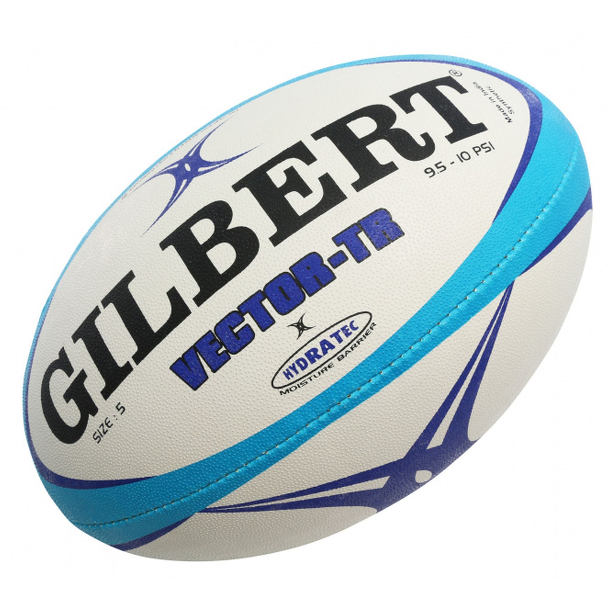 Gilbert Vector Trainer Rugby Ball - Official Size 5 Rugby Training Ball for Practice & Match - Perfect for Rugby Training, Games, and Sports Enthusiasts