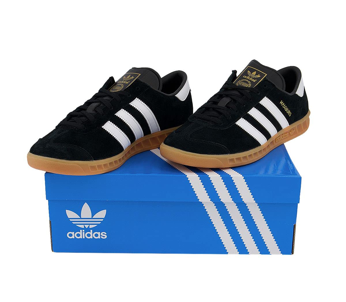 adidas Men's Hamburg Basket Sneakers - Casual Comfort Shoes for Walking, Running & Everyday Wear