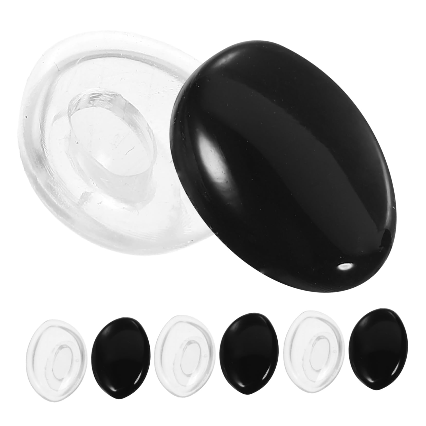 12 Pairs Minkissy Silicone Nose Pads for Glasses - Soft Comfortable Nose Protectors for Kids & Children's Eyewear - Perfect for School, Reading & Daily Use