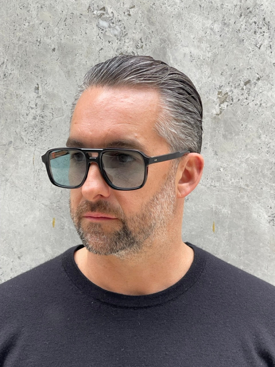 Cutler and Gross 1394 01 Black Green Sunglasses - Classic Aviator Style for Men & Women - Perfect for Outdoor Activities, Driving, and Fashion Accessories