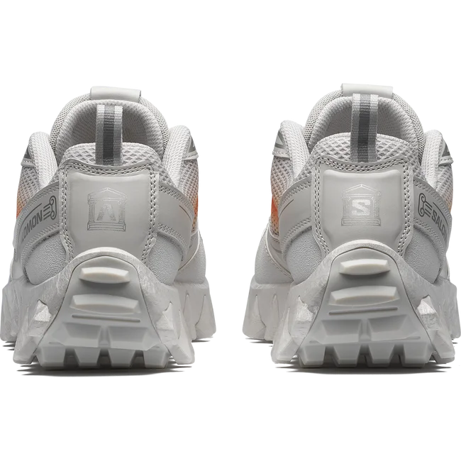 ARIES X SALOMON SNOWCLOG Waterproof Winter Boots - Lunar Rock, Shocking Orange, FTW Silver | Outdoor Snow Hiking & Cold Weather Fashion