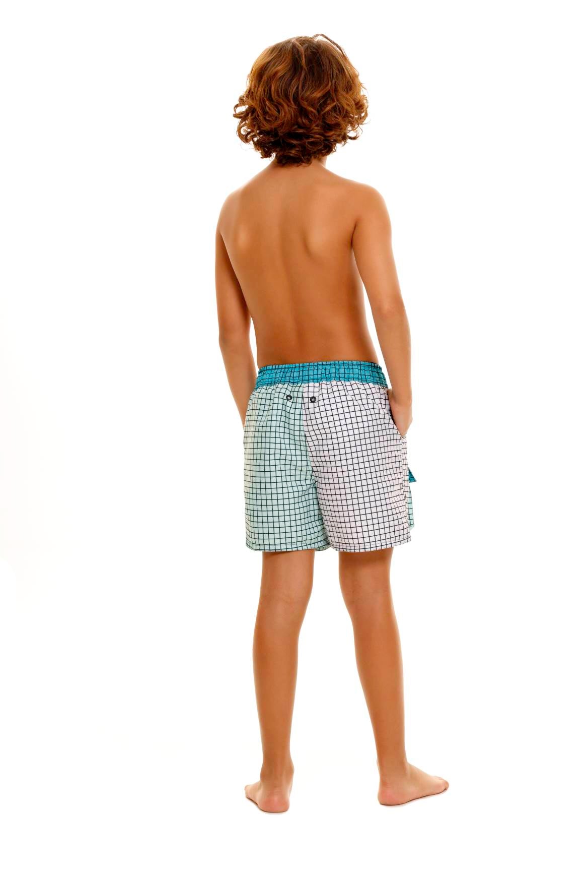 Alan Boys' Quick-Dry Swim Trunks with UPF 50+ Sun Protection - Perfect for Beach, Pool, and Summer Water Activities