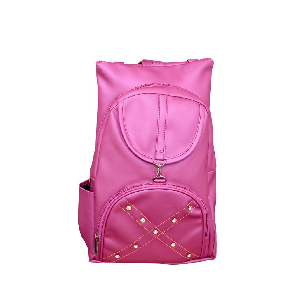MBW Girls Backpack for School - Lightweight Durable Pink Bookbag for Teens & Kids - Perfect for Class, Travel & Daily Use