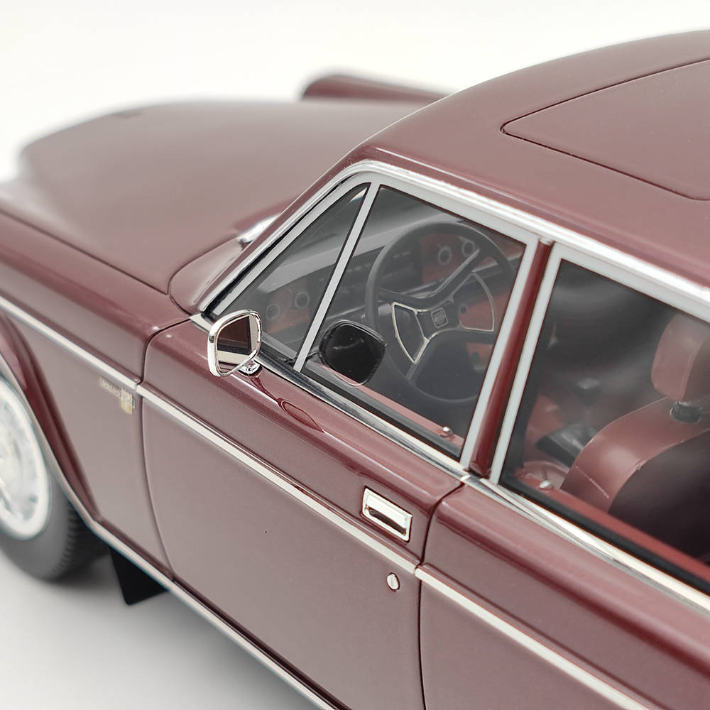 1/18 Scale Volvo 164 E 1972 Limited Edition Resin Model Car - DNA Collectibles DNA000158 - Red Diecast Vehicle for Collectors & Enthusiasts (Perfect for Display, Gifts, and Automotive Collections)