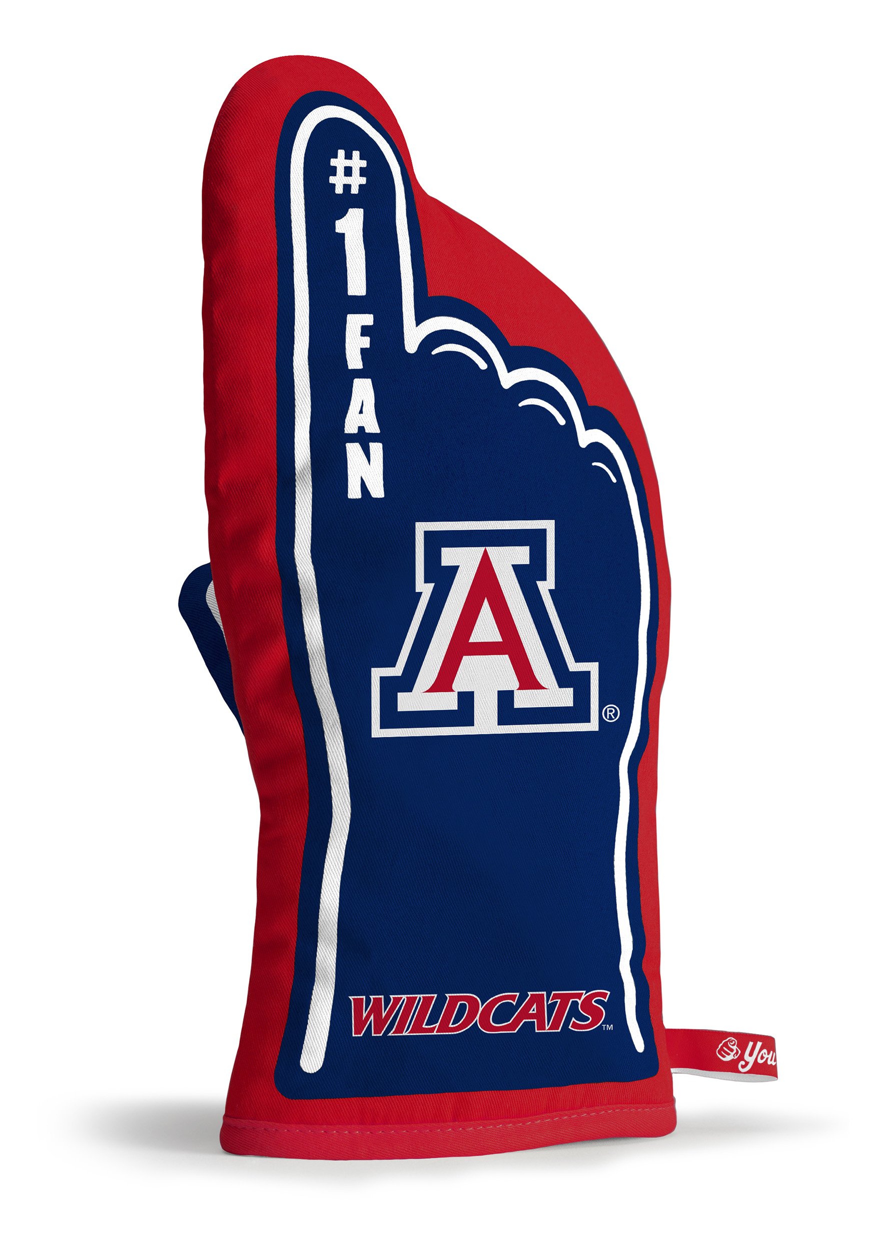 YouTheFan NCAA #1 Oven Mitt - Heat Resistant Kitchen Glove for Baking, Grilling & Cooking - Perfect for College Sports Fans & Home Chefs