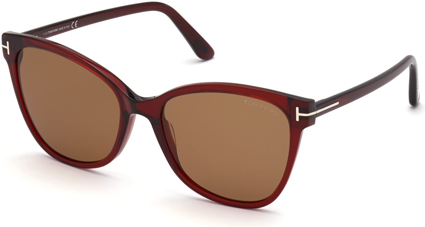 Tom Ford Gia FT0844 Women's Designer Cat Eye Sunglasses with iWear Eyewear Kit - Stylish UV Protection for Driving, Beach & Fashion Outfits