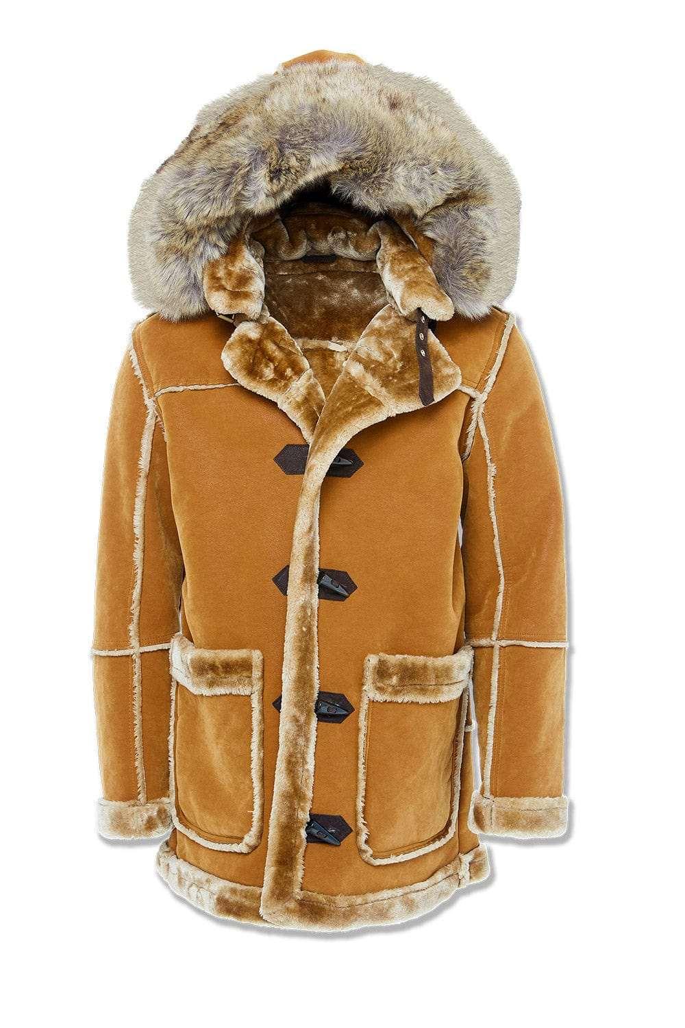 Jordan Craig Denali Shearling Jacket - Men's Winter Fleece Lined Coat for Outdoor & Casual Wear - Perfect for Hiking, Skiing & Cold Weather Fashion