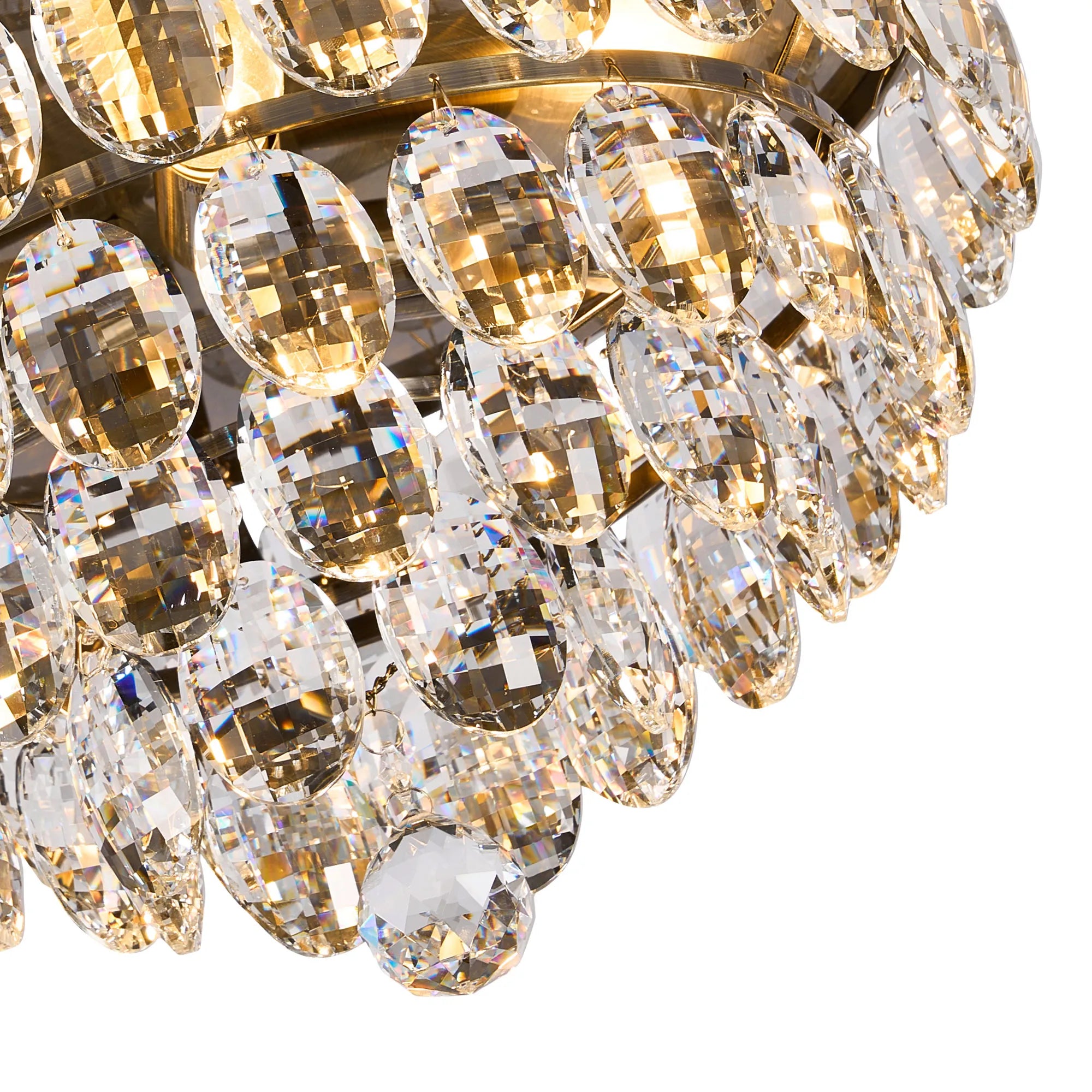 Consten Flush Ceiling Light Fixture with E14 Socket - Perfect for Bedroom, Hallway & Small Space Lighting