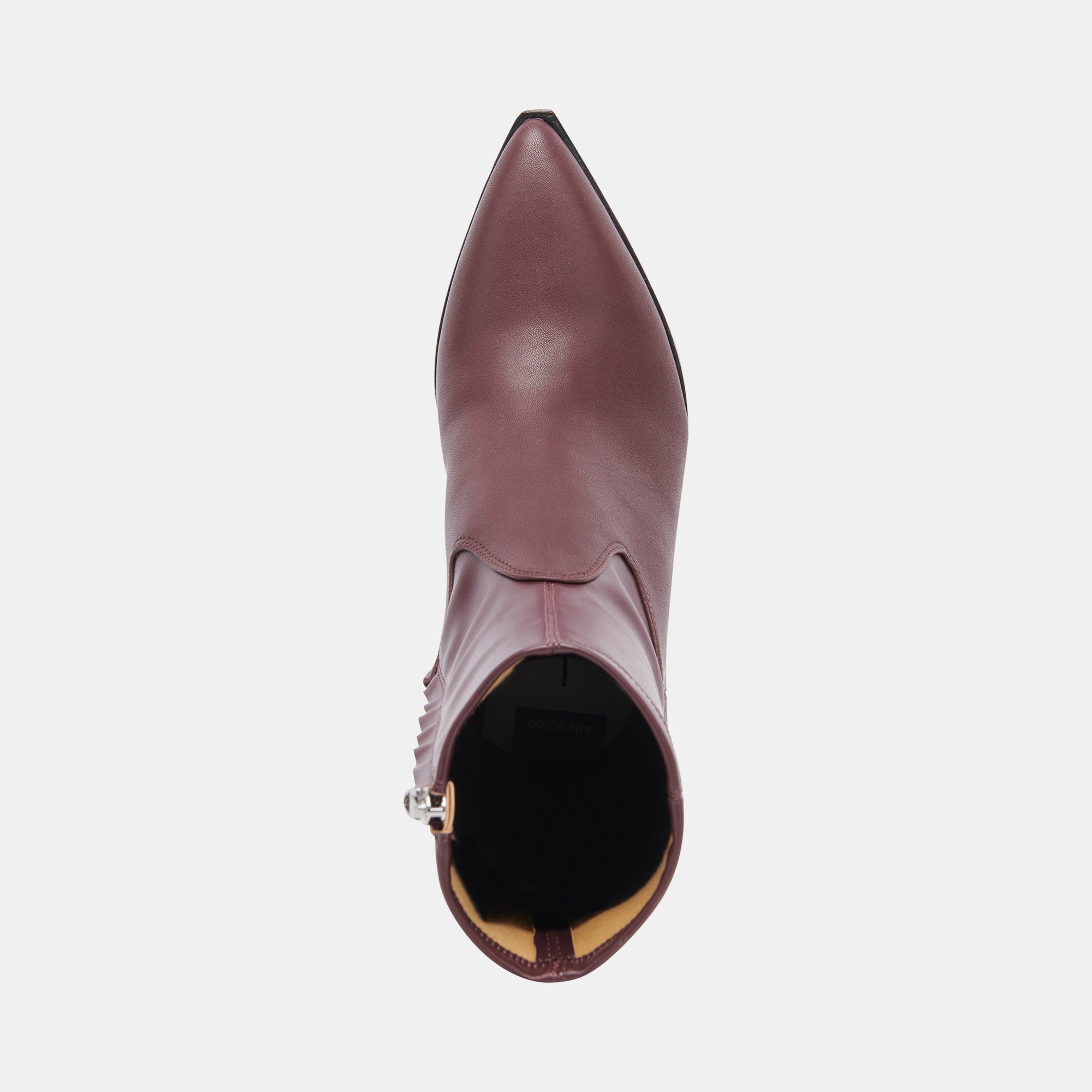 ARYA BOOTS Women's Wine Red Leather Ankle Boots - Stylish & Comfortable for Fall, Winter, and Casual Outings