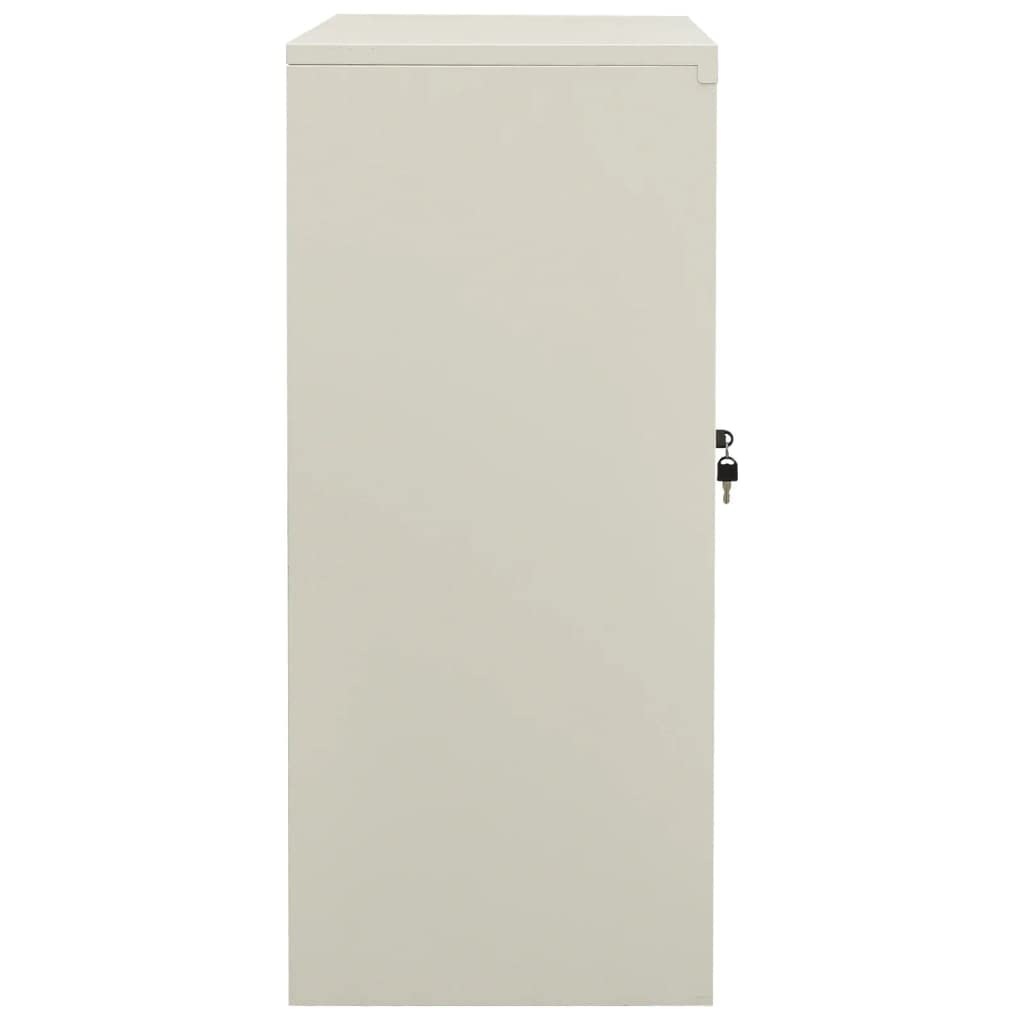 Lockable Steel Display Cabinet - 35.4