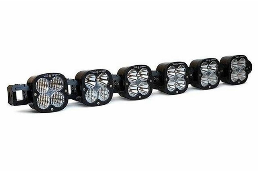 Baja Designs Linkable XL 6 LED Light Bar - High Power Off-Road Lighting for Trucks, Jeeps & ATVs - Clear Lens - Perfect for Night Driving, Trail Adventures & Off-Road Racing