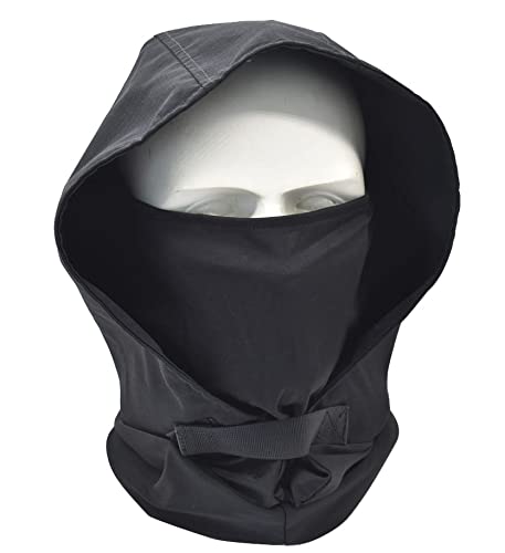 Foldable Half Face Airsoft Mask with Goggles & Hood - Tactical Paintball Protective Gear for Shooting, Airsoft & Outdoor Sports - Adjustable Mesh Lower Face Protection