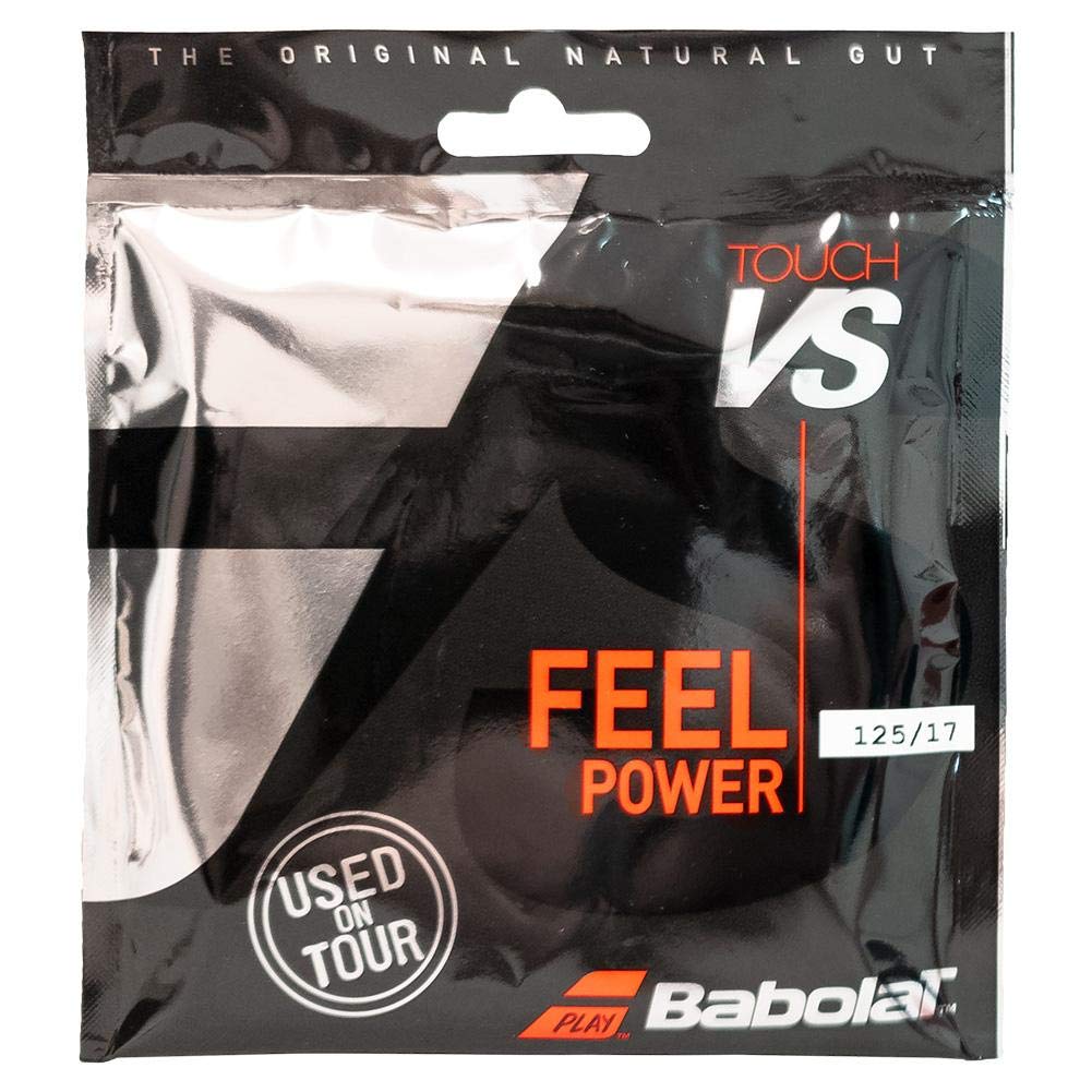 Babolat Touch VS 17G Natural Gut Tennis String - Premium Performance for Control & Feel | Perfect for Competitive Players & Tournament Play