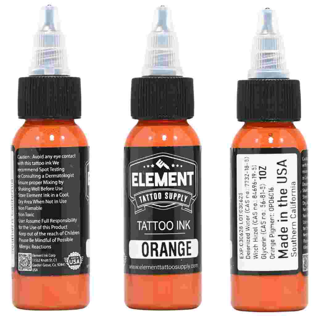 Orange Element Ink - Premium Quality Ink for Printers, Markers & DIY Crafts - Perfect for Home, Office & Art Projects