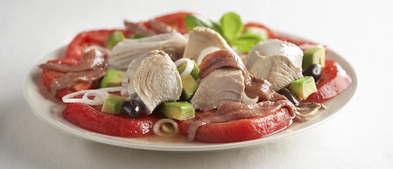 Premium Ortiz Ventresca White Tuna Belly in Spanish Olive Oil - Wild Caught, Tender Buttery Fillets with Rich Flavor - 3.88oz Can (Pack of 1) - Perfect for Salads, Tapas & Gourmet Sandwiches