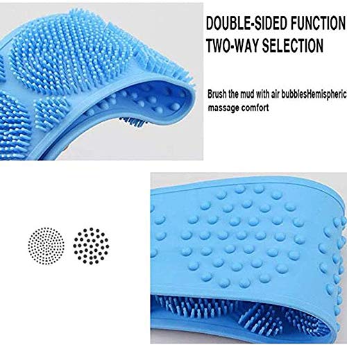 RIGJAK Dual-Sided Body Scrubber - Exfoliating Shower Brush for Men & Women - Perfect for Dead Skin Removal & Deep Cleaning