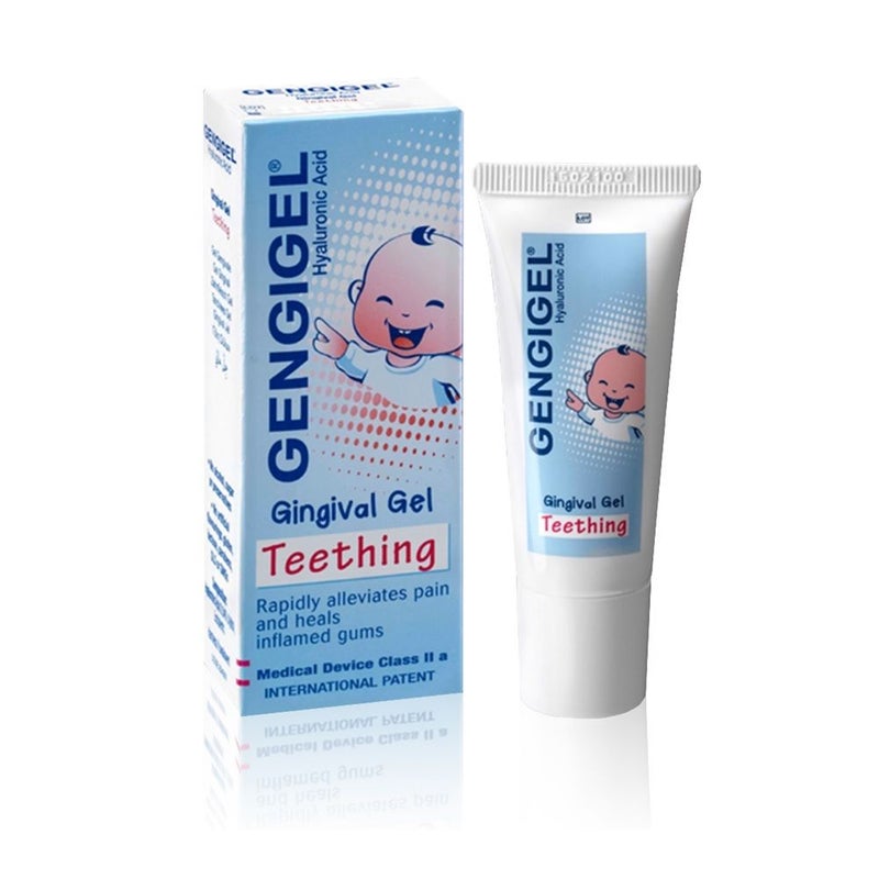 Gengigel Teething Gel for Babies - 20 mL Soothes Sore Gums & Relieves Teething Pain | Safe & Effective Oral Care Solution for Infants & Toddlers | Perfect for Nighttime Comfort & On-the-Go Relief