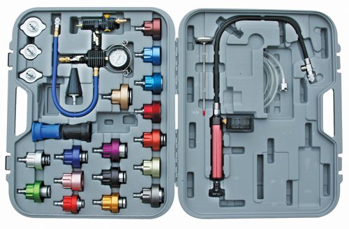 ATD Tools 3301 27-Piece Master Cooling System Pressure Test and Refill Kit - Professional Automotive Cooling System Diagnostic & Maintenance Tool for Cars, Trucks & SUVs - Perfect for Mechanics & DIY Enthusiasts