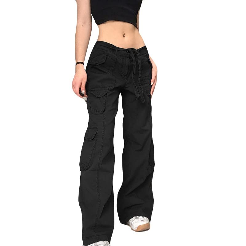 Hopolsy Women's Cargo Pants with Multiple Pockets - Ripstop Military Combat Work Pants for Outdoor, Construction & Casual Wear - Perfect for Hiking, Work Sites & Everyday Use