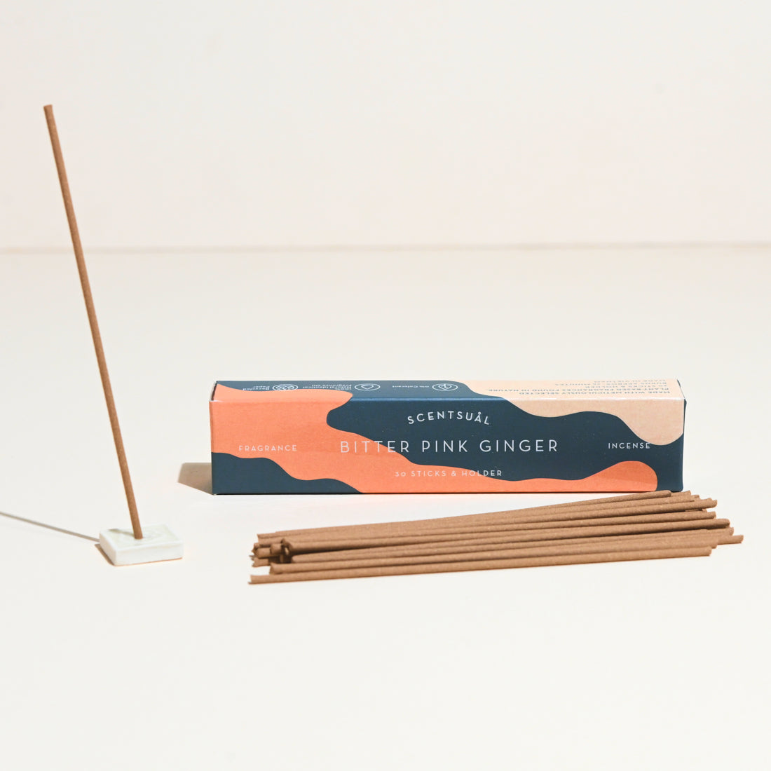 Bitter Pink Ginger Incense Sticks - Natural Aromatherapy for Relaxation, Meditation & Home Fragrance | Handmade Spiritual Gifts