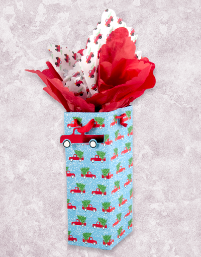 Elegant Holiday Wine Gift Bags - Perfect for Christmas, Thanksgiving & Party Gifts - Reusable & Festive Wine Bottle Bags for Gifting