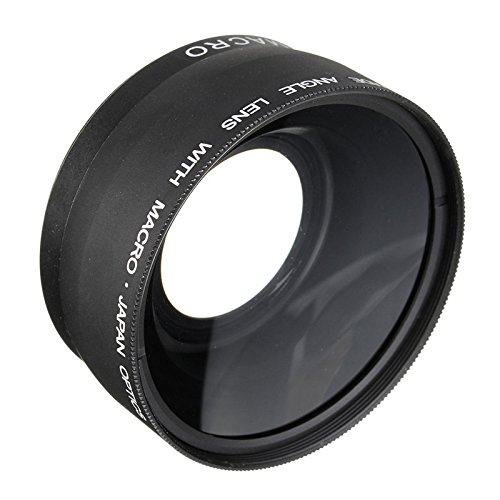 MASUNN 58mm 0.45X Wide Angle & Macro Lens for Canon EOS 350D 400D 450D 500D 1000D 550D 600D 1100D DSLR Cameras - Perfect for Travel Photography, Close-up Shots & Vlogging