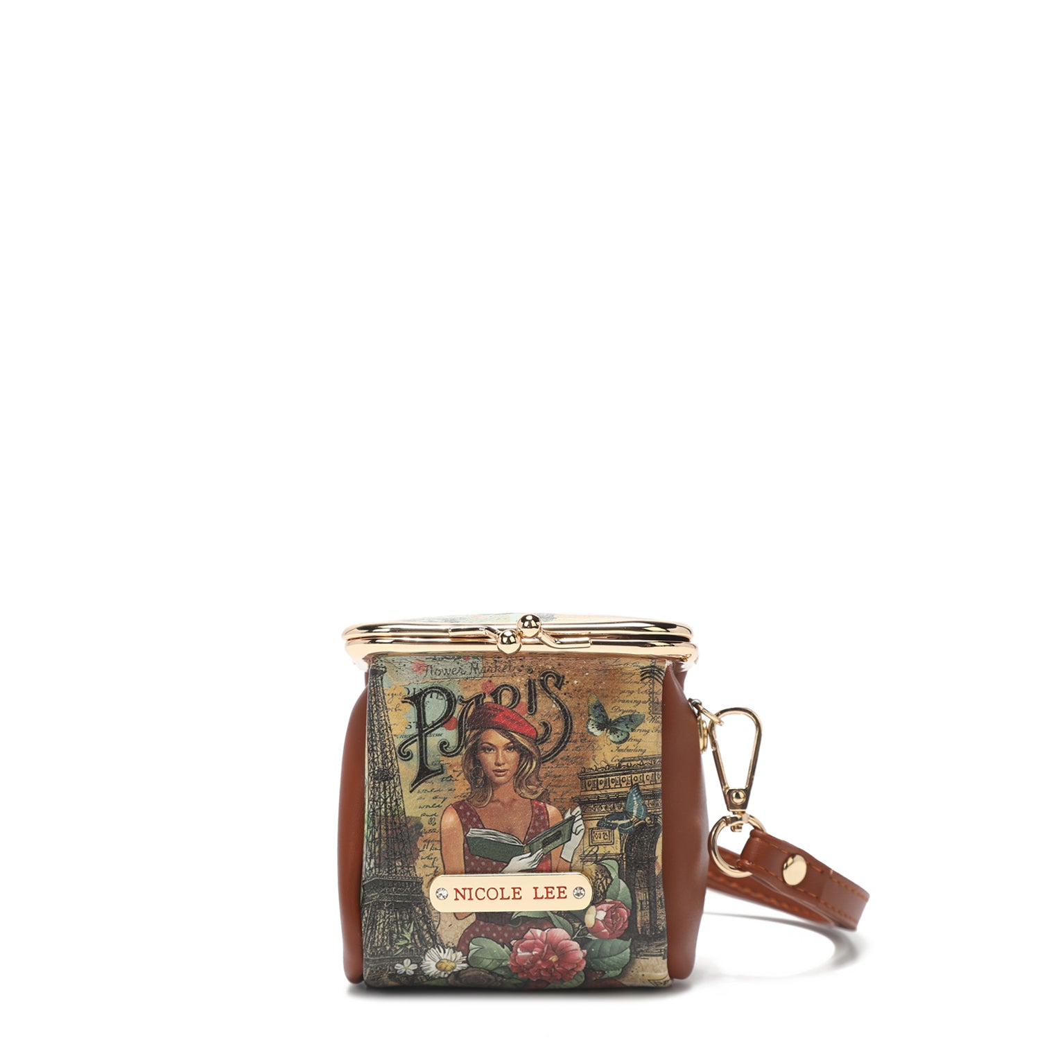 Reyna Mini Wristlet Crossbody Bag - Small Leather Wallet Purse for Women - Perfect for Parties, Travel & Everyday Use