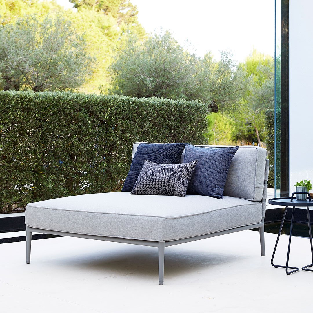 Premium Conic Outdoor Modular Sofa Set - Waterproof & UV Resistant Patio Furniture for Backyard, Garden, Poolside - Comfortable Sectional Couch with Adjustable Configurations