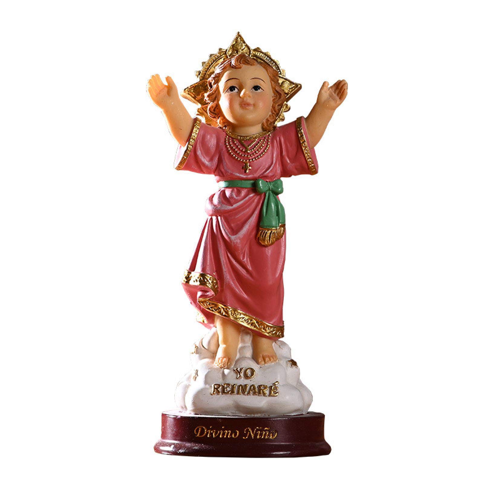 Virgin Mary & Jesus Statue - Religious Home Decor Sculpture for Living Room, Bathroom & Office | ZSQZJJ Handcrafted Figurine for Prayer, Meditation & Spiritual Decorations