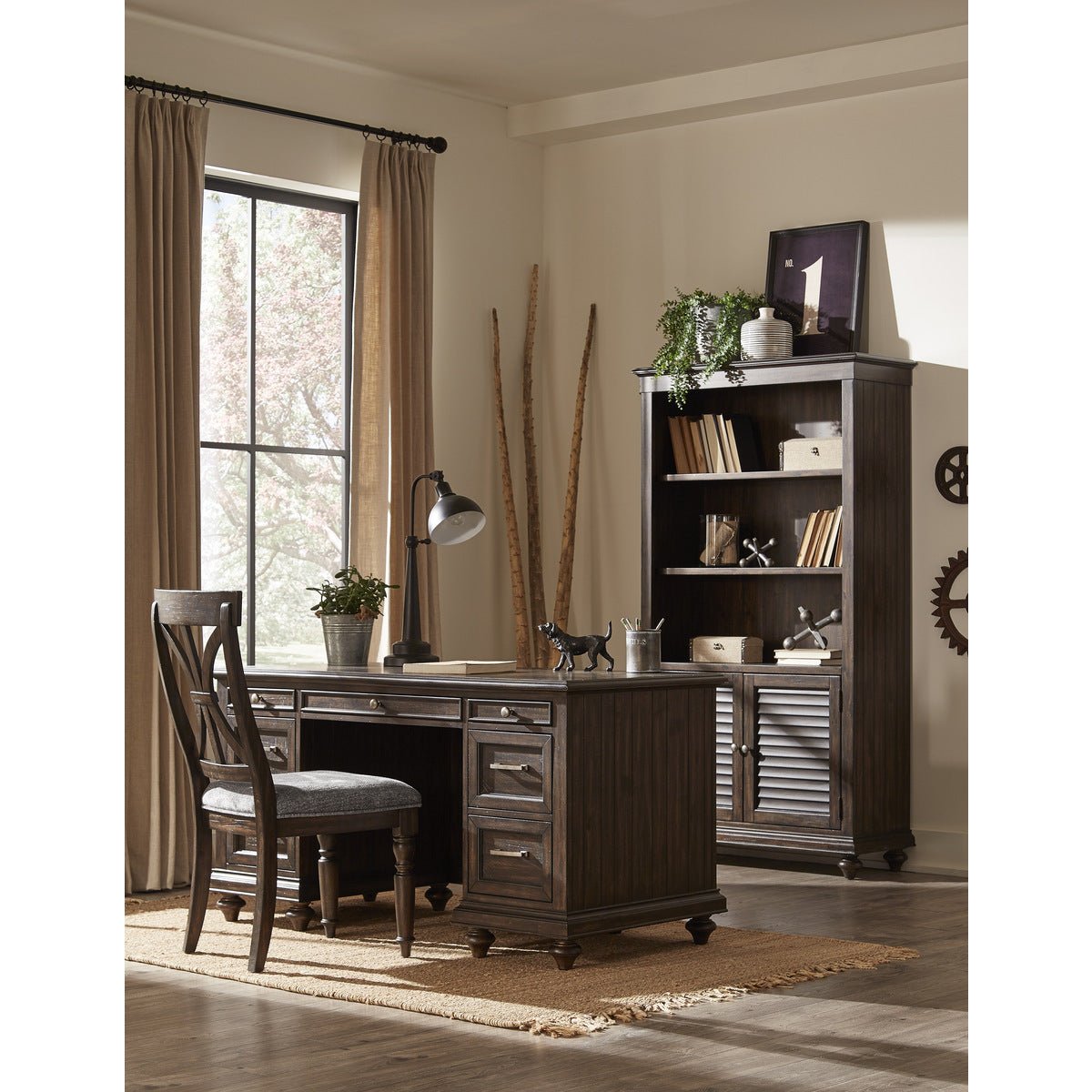 Premium Cardano Collection Executive Desk - Modern Office Furniture for Professionals | Perfect for Home Office, Corporate Workspace & Executive Suites