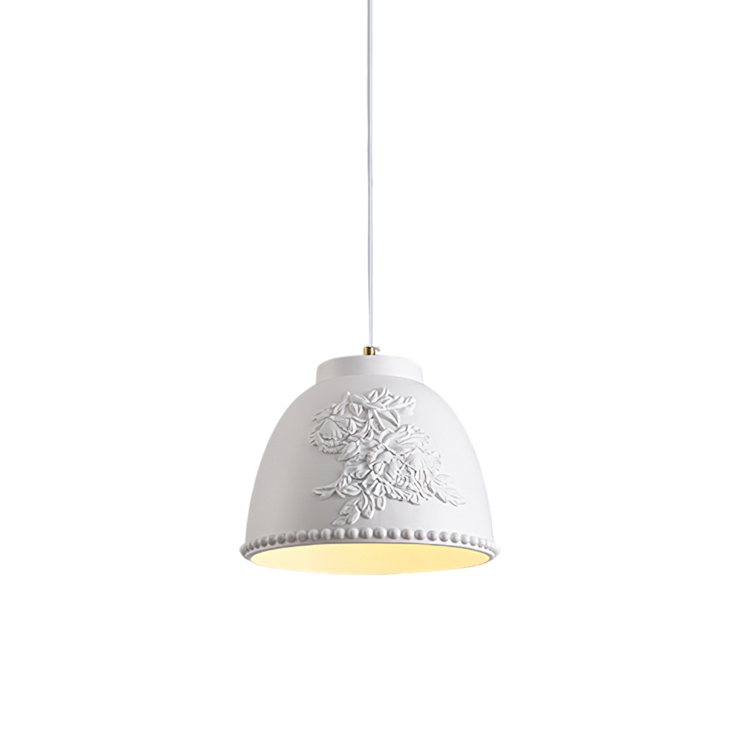 Handmade Carved Resin Pendant Light - Modern Boho Ceiling Fixture for Living Room, Bedroom & Dining Room Decor