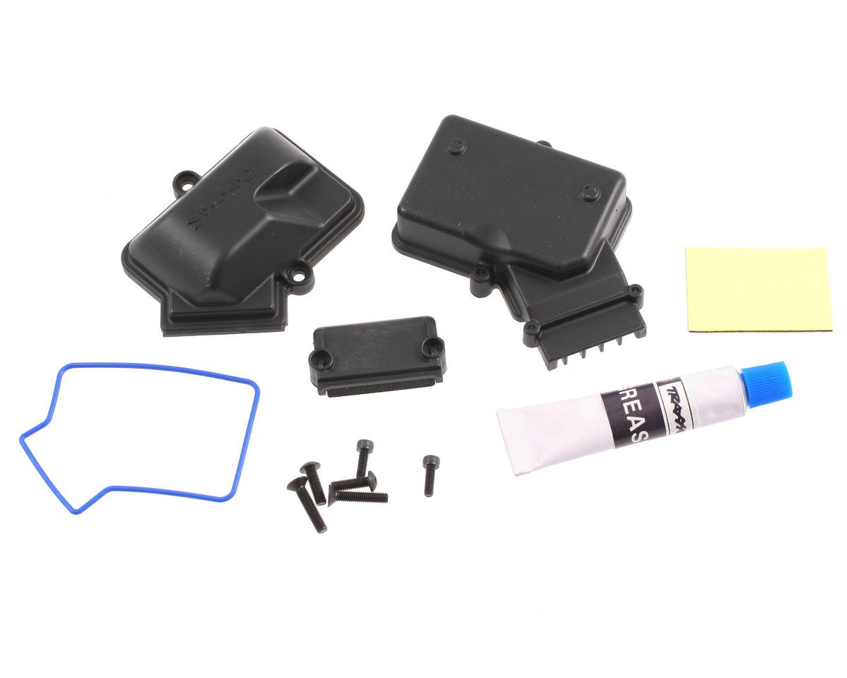 Traxxas 3924 Waterproof Receiver Box with Seals & Hardware - Perfect for RC Cars, Boats & Off-Road Vehicles