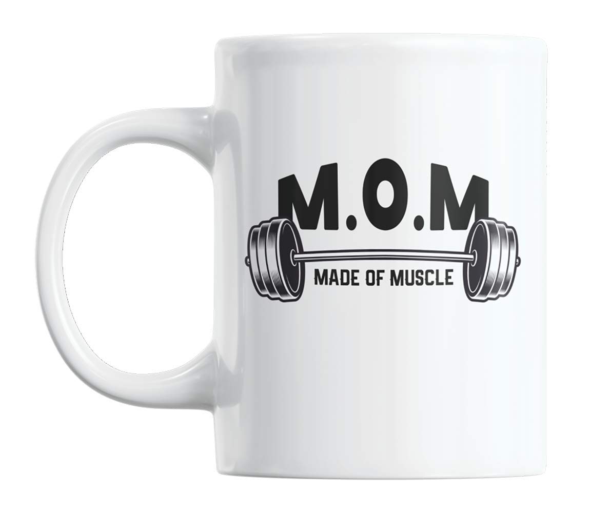 Motivational Weightlifting Coffee Mug for Women - 11oz Ceramic Tea Cup with Fitness Quotes - Perfect for Gym Lovers & Workout Inspiration