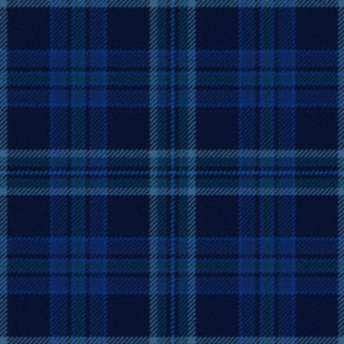 House of Merchiston Blue Tartan Scarf - Premium Scottish Wool Wrap for Men & Women - Perfect for Winter, Holidays & Formal Events