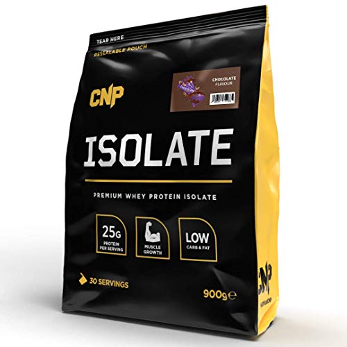 CNP Professional Pro Isolate Premium Whey Protein Isolate Powder - 900g (30 Servings) Chocolate Flavor for Muscle Recovery & Post-Workout Nutrition | Gym Supplement for Athletes & Bodybuilders