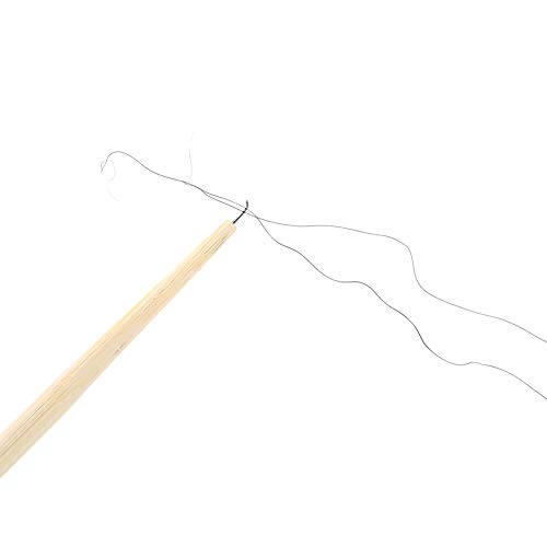 Premium Wooden Crochet Hook Set for Hair Wigs & False Beards - Ventilating & Weaving Tool with Comfortable Handle (Medium Size) - Perfect for Lace Wig Making, Beard Repair & Hair Extensions