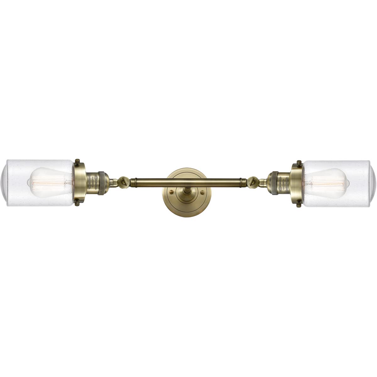 Franklin Restoration Collection 208L-AB-G314-LED Modern LED Bathroom Vanity with Mirror - 36 Inch Bathroom Lighting Fixture for Master Bath, Guest Bath & Powder Room