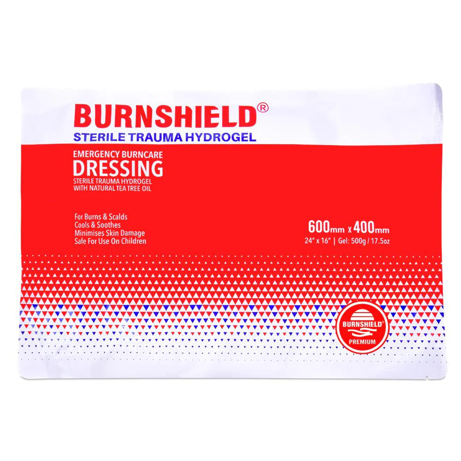 Waterproof Burn Dressing for First Aid - Sterile Wound Cover for Minor Burns, Cuts & Abrasions - Ideal for Home, Kitchen, Workplace & Outdoor Emergencies