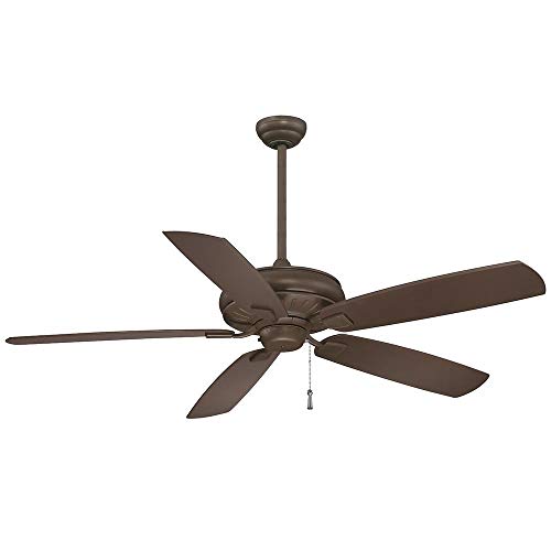 Minka Aire F532-ORB Oil Rubbed Bronze Ceiling Fan with Light Kit - 52 Inch Indoor/Outdoor Energy Efficient Cooling Fan for Bedroom, Living Room, Patio & Porch