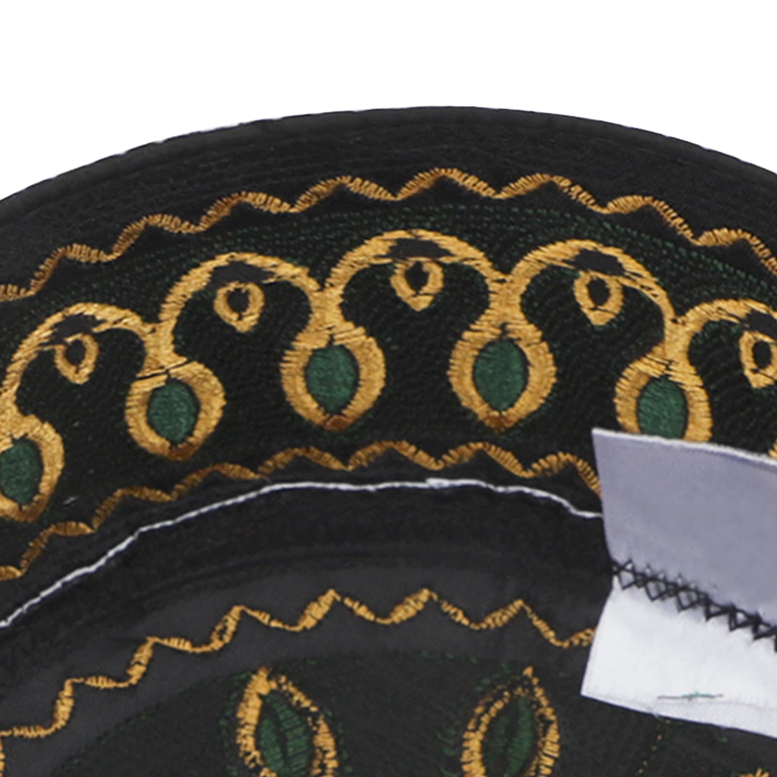 Men's Muslim Prayer Kufi Hat - Embroidered Islamic Skull Cap for Prayer & Daily Wear - Traditional Kufi, Takke, Kofia Topi for Men & Boys - Perfect for Mosque, Home Worship & Cultural Events