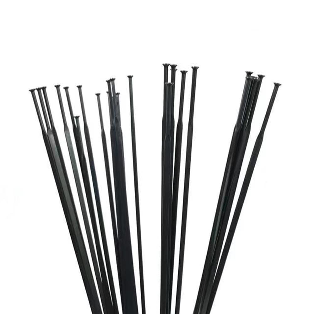 Premium 14G Straight Pull Aero Bike Spokes with Nipples - Compatible with MTB & Road Bikes (Mavic AKSIUM, Ksyrium, Equipe, CROSSRIDE, Cosmic) - 26ER & 700C Wheel Replacement Parts - Perfect for Racing, Commuting & Bicycle Maintenance