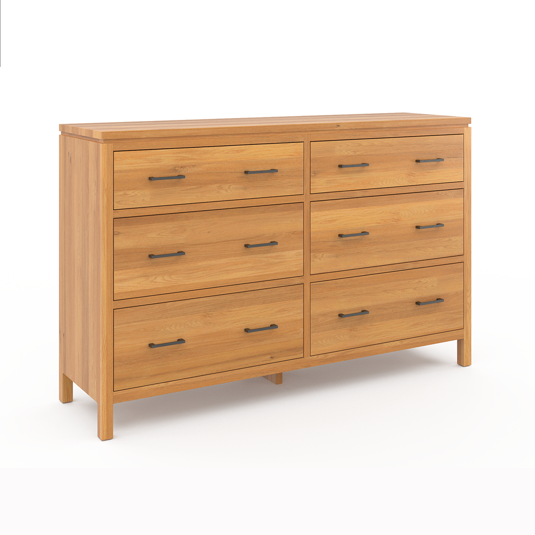 2 Drawer West Elm Inspired Dresser - Modern Bedroom Nightstand or Entryway Storage Cabinet for Home Decor