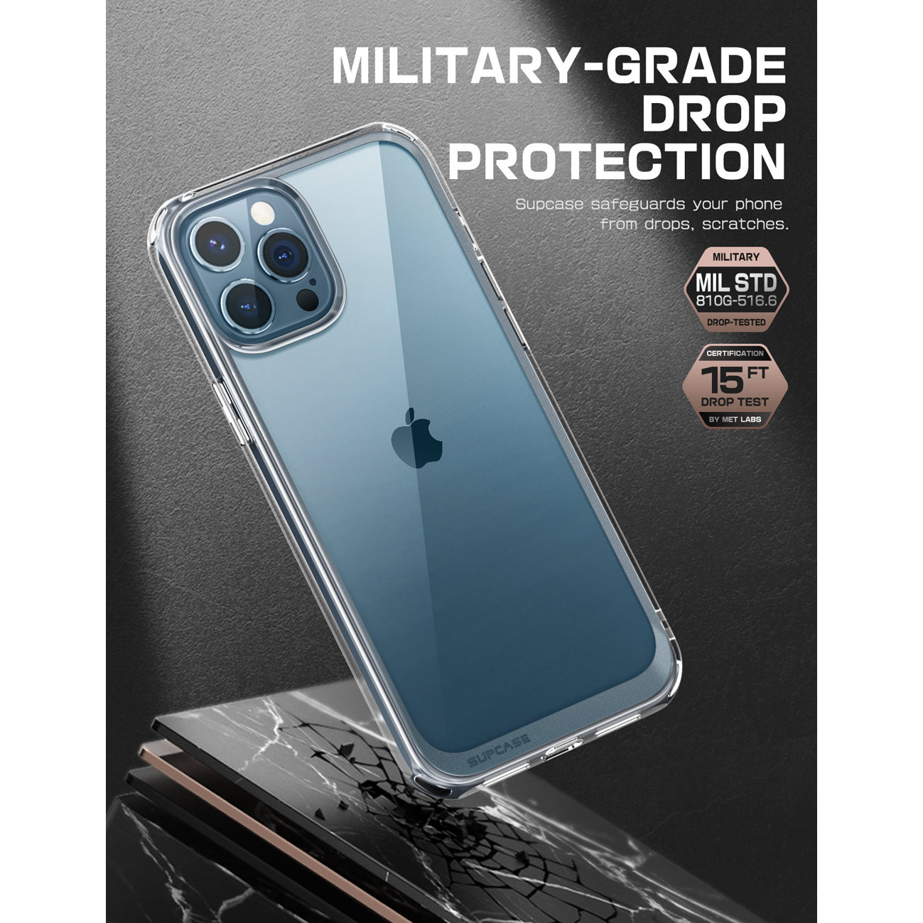 iPhone 13 Pro Max Case 6.7 Inch - Slim Clear Protective Cover with Unicorn Beetle Style Design | Shockproof & Scratch Resistant for Everyday Use, Work & Travel